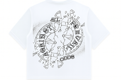 Shattered Veil - Off - White Graphic Tee