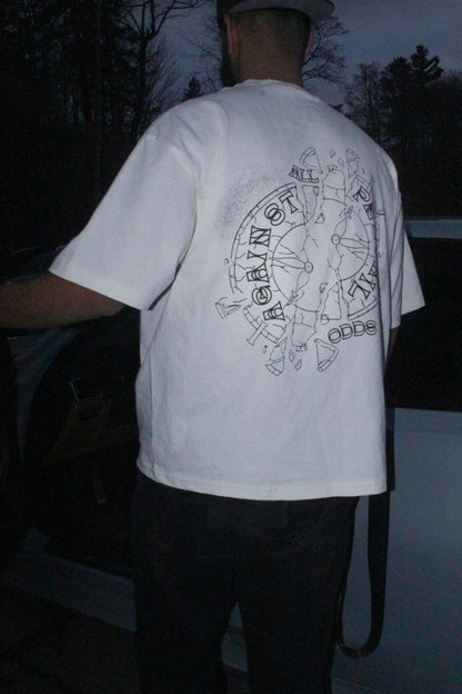 Shattered Veil - Off - White Graphic Tee