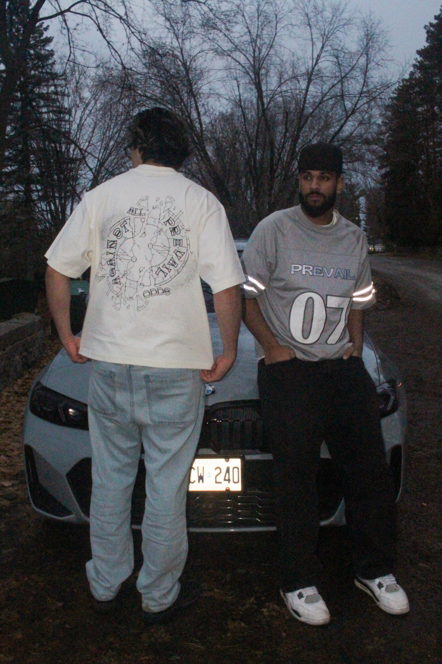 Shattered Veil - Off - White Graphic Tee