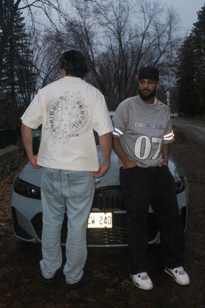 Shattered Veil - Off - White Graphic Tee